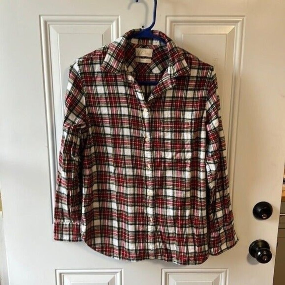 J. CREW Women's Plaid Button Down Shirt